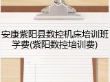安康紫阳县数控机床培训班学费(紫阳数控培训费)