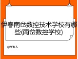 伊春南岔数控技术学校有哪些(南岔数控学校)