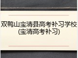 双鸭山宝清县高考补习学校(宝清高考补习)
