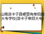 山南浪卡子县哪里有单招的大专学校(浪卡子单招大专)