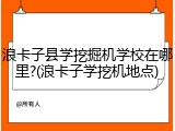 浪卡子县学挖掘机学校在哪里?(浪卡子学挖机地点)