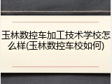 玉林数控车加工技术学校怎么样(玉林数控车校如何)