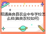 昭通彝良县农业中专学校怎么样(彝良农校如何)