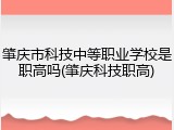 肇庆市科技中等职业学校是职高吗(肇庆科技职高)