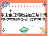 乐山金口河数控加工培训班技校有哪些(乐山数控技校)