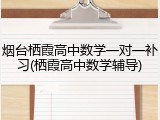烟台栖霞高中数学一对一补习(栖霞高中数学辅导)