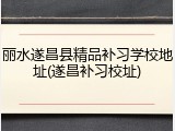 丽水遂昌县精品补习学校地址(遂昌补习校址)