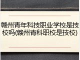 赣州青年科技职业学校是技校吗(赣州青科职校是技校)