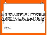 绥化安达数控培训学校地址在哪里(安达数控学校地址)