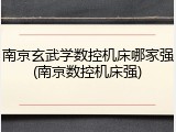 南京玄武学数控机床哪家强(南京数控机床强)