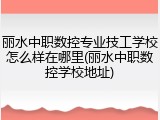 丽水中职数控专业技工学校怎么样在哪里(丽水中职数控学校地址)