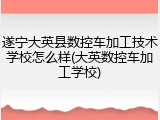 遂宁大英县数控车加工技术学校怎么样(大英数控车加工学校)