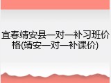 宜春靖安县一对一补习班价格(靖安一对一补课价)