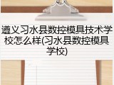 遵义习水县数控模具技术学校怎么样(习水县数控模具学校)