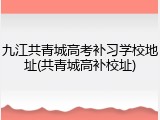 九江共青城高考补习学校地址(共青城高补校址)
