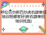 呼伦贝尔新巴尔虎右旗单招培训班哪家好(新右旗单招培训优选)