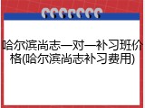 哈尔滨尚志一对一补习班价格(哈尔滨尚志补习费用)