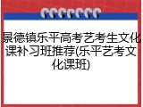 景德镇乐平高考艺考生文化课补习班推荐(乐平艺考文化课班)