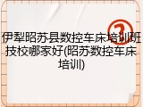 伊犁昭苏县数控车床培训班技校哪家好(昭苏数控车床培训)