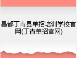 昌都丁青县单招培训学校官网(丁青单招官网)