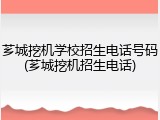 芗城挖机学校招生电话号码(芗城挖机招生电话)