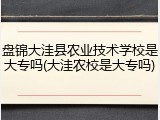 盘锦大洼县农业技术学校是大专吗(大洼农校是大专吗)