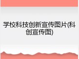 学校科技创新宣传图片(科创宣传图)