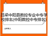 吕梁中阳县数控专业中专学校排名(中阳数控中专排名)