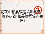 马鞍山和县编程培训学费一般多少钱(和县编程培训费用)