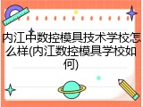 内江中数控模具技术学校怎么样(内江数控模具学校如何)