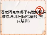 酒泉阿克塞哪里有数控机床维修培训班(阿克塞数控机床培训)