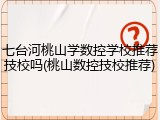 七台河桃山学数控学校推荐技校吗(桃山数控技校推荐)