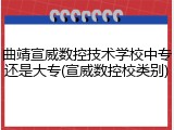 曲靖宣威数控技术学校中专还是大专(宣威数控校类别)