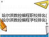 哈尔滨数控编程职校排名(哈尔滨数控编程学校排名)