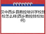汉中西乡县数控培训学校技校怎么样(西乡数控技校如何)