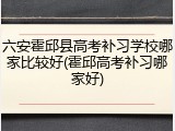 六安霍邱县高考补习学校哪家比较好(霍邱高考补习哪家好)