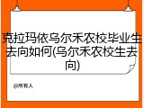 克拉玛依乌尔禾农校毕业生去向如何(乌尔禾农校生去向)