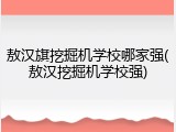 敖汉旗挖掘机学校哪家强(敖汉挖掘机学校强)