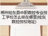 郴州桂东县中职数控专业技工学校怎么样在哪里(桂东数控技校地址)