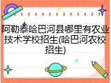 阿勒泰哈巴河县哪里有农业技术学校招生(哈巴河农校招生)