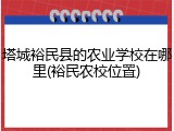 塔城裕民县的农业学校在哪里(裕民农校位置)