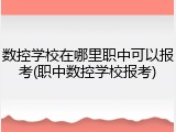 数控学校在哪里职中可以报考(职中数控学校报考)