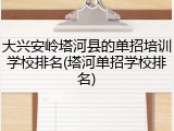 大兴安岭塔河县的单招培训学校排名(塔河单招学校排名)