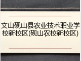 文山砚山县农业技术职业学校新校区(砚山农校新校区)