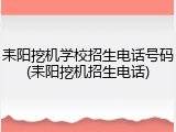 耒阳挖机学校招生电话号码(耒阳挖机招生电话)