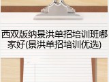 西双版纳景洪单招培训班哪家好(景洪单招培训优选)