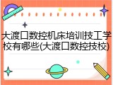 大渡口数控机床培训技工学校有哪些(大渡口数控技校)