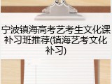 宁波镇海高考艺考生文化课补习班推荐(镇海艺考文化补习)
