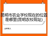 昆明市农业学校现在的位置是哪里(昆明农校现址)