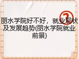 丽水学院好不好，就业现状及发展趋势(丽水学院就业前景)